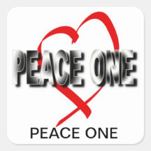 PEACE ONE STICKERS
