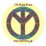 Peace or Algiz Sticker