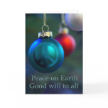 Peace Ornaments Holiday Cards