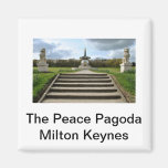 Peace Pagoda, Milton Keynes Fridge Magnet