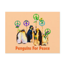 Peace Penguins Post Cards