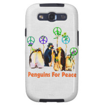 Peace Penguins Samsung Galaxy S3 Cases