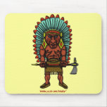 Peace pipe Indian mousepad design