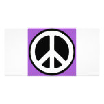 Peace Purple Sign! photo cards