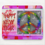 Peace Rabbits Mousemat