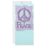 PEACE CUSTOM RACK CARD