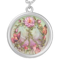 Peace Roses Wearable Art Necklace