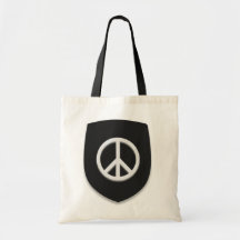 Peace Shield Tote Bags