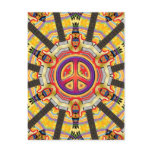 PEACE SIGN AND GUITARS postcards