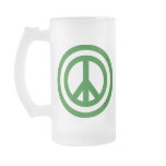 Peace Sign Beer Mug