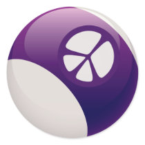 PEACE SIGN BILLIARDS BALL