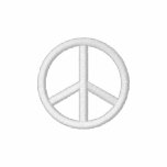 Peace Sign embroidered shirts