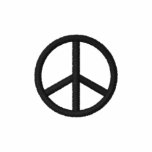Peace Sign embroidered shirts