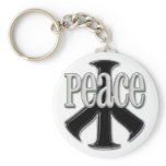 peace sign keychains