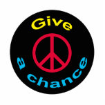Peace Sign photo sculptures