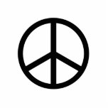Peace Sign photo sculptures
