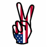 Peace Sign photo sculptures