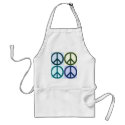 Peace Sign Pop Art aprons