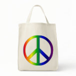 Peace Sign Rainbow Bag