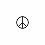 Peace Sign -- Shirt embroidered shirts