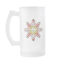 PEACE SIGN SNOWFLAKE MUGS