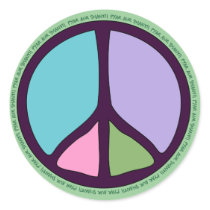 Peace Sign Sticker