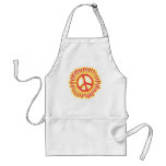 PEACE SIGN SUN APRON
