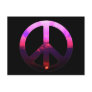 Peace Sign Sunrise Post Cards