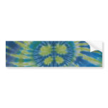 Peace Sign Swirl Tie Dye Sticker Bumper Stickers