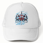 PEACE SIGN - SWORD AND SKULLS hats