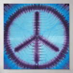 Peace Sign Tie Dye posters