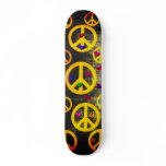 Peace Signs and Hearts skateboards