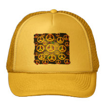 Peace Signs and Hearts Trucker Hat