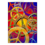 PEACE SIGNS COLLAGE POSTER PRINT cards