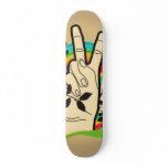 peace skateboard