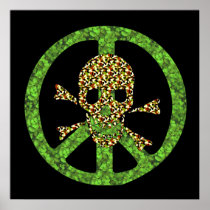Peace Skull Print