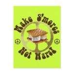 Peace - Smores Not War postcards