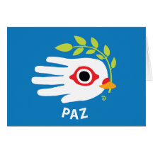 Peace Spanish card