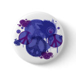 Peace Splats Button
