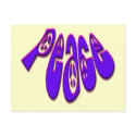 *Peace* Spreding Peace Designs postcards