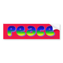 Peace Sticker 2 Bumper Sticker