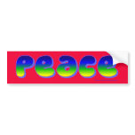 Peace Sticker 2 bumper stickers