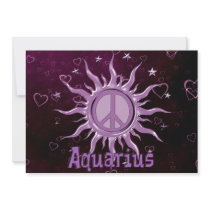 Peace Sun Personalized Invite