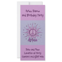 Peace Sun Custom Rack Card