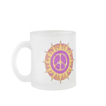 Peace Sun Spiral Mugs