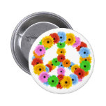 Peace Symbol Button
