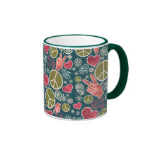 Peace Symbol Design Mugs