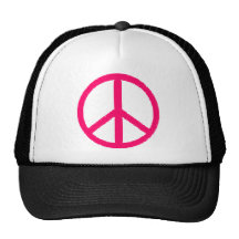 peace symbol hats