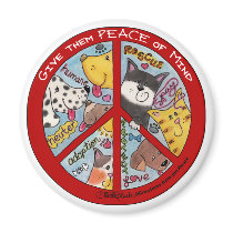 Peace Symbol-Humane Magnet