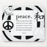 Peace Symbol Mouse Pad